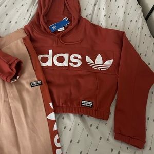 Adidas hoodie and joggers set
